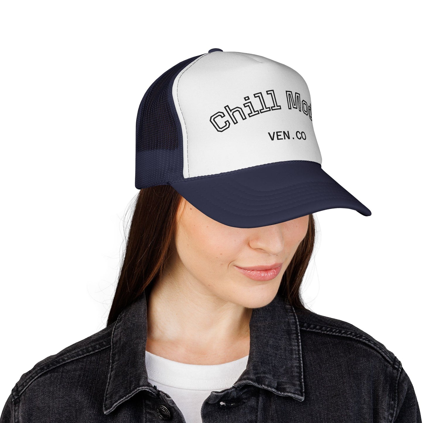 Chill Mode Trucker Cap - Relaxed Style, Casual Wear, Outdoor Activities, Gift Ideas for Him/Her, Festival Accessory