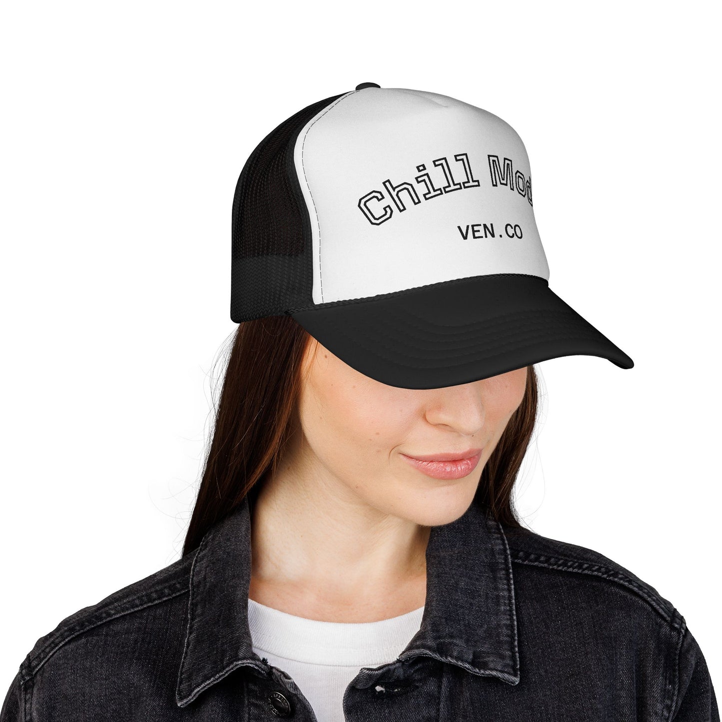 Chill Mode Trucker Cap - Relaxed Style, Casual Wear, Outdoor Activities, Gift Ideas for Him/Her, Festival Accessory
