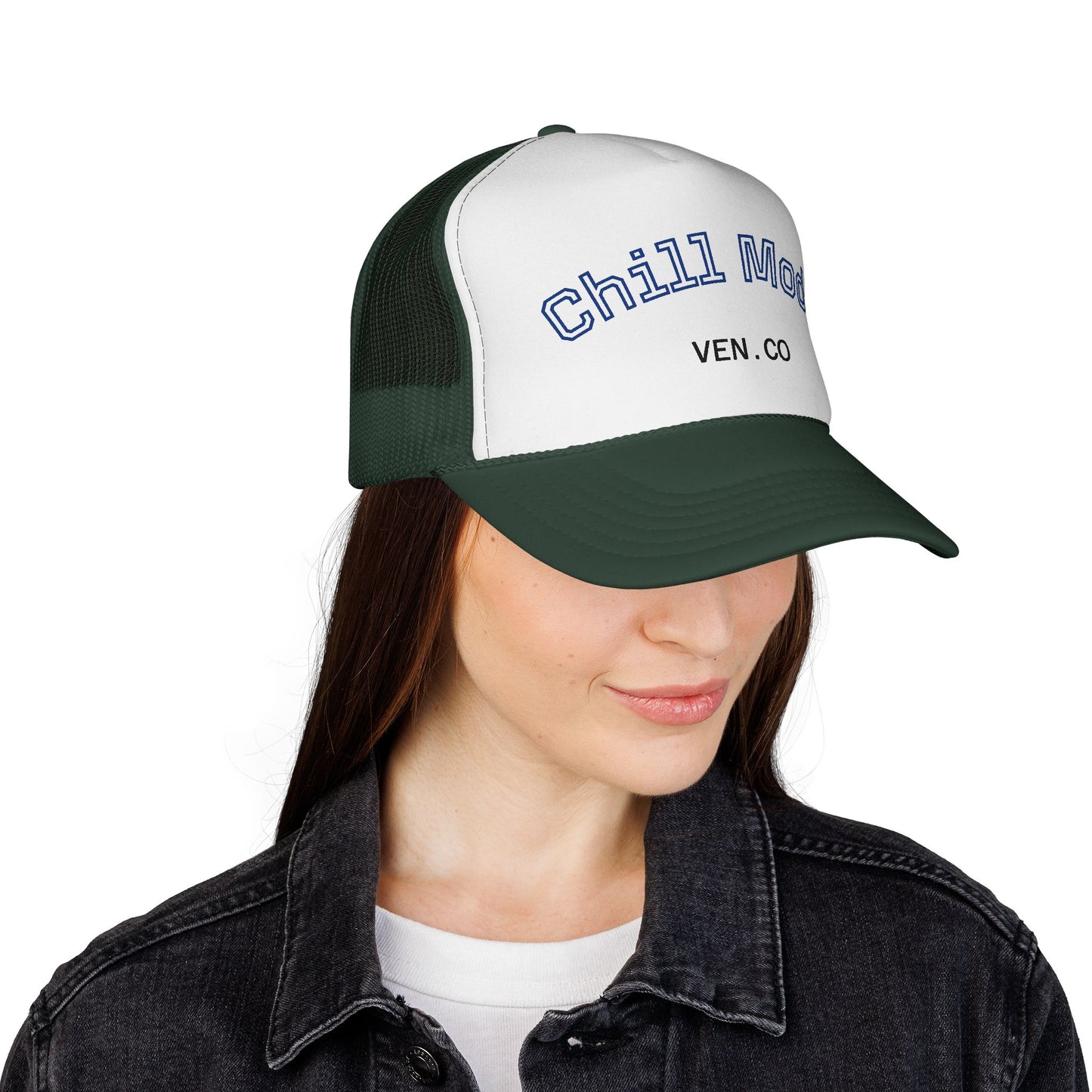 Chill Mode Trucker Cap - Relaxed Style, Casual Wear, Outdoor Activities, Gift Ideas for Him/Her, Festival Accessory